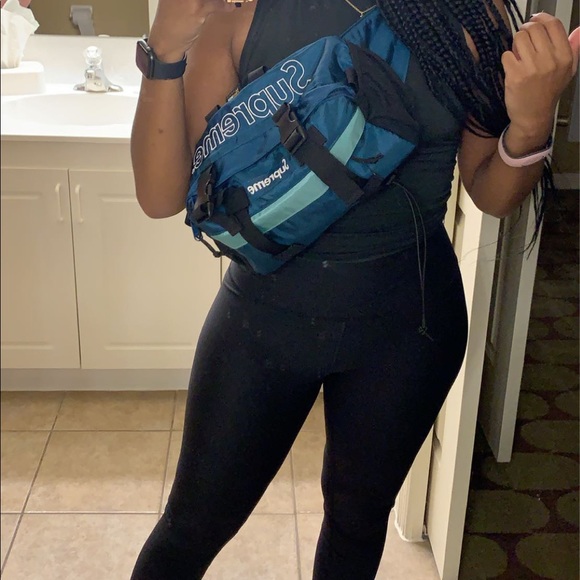 supreme waist bag fw 19 teal - Picture 7 of 7